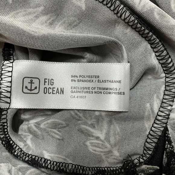 FIG CLOTHING Tunic / Mini Dress BLACK CREAM XL MADE IN CANADA - Picture 7 of 7